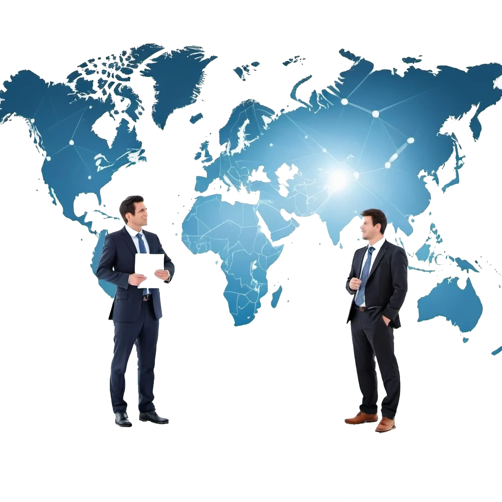 Global partnerships illustration